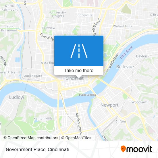 Government Place map