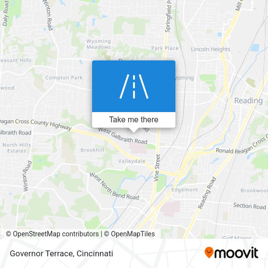 Governor Terrace map