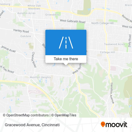 Gracewood Avenue map