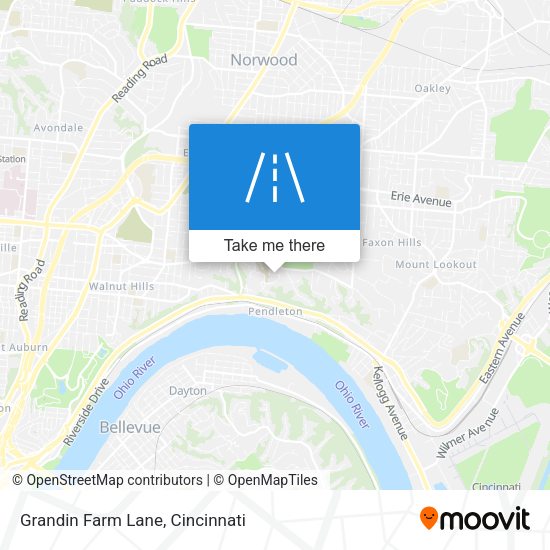 Grandin Farm Lane map
