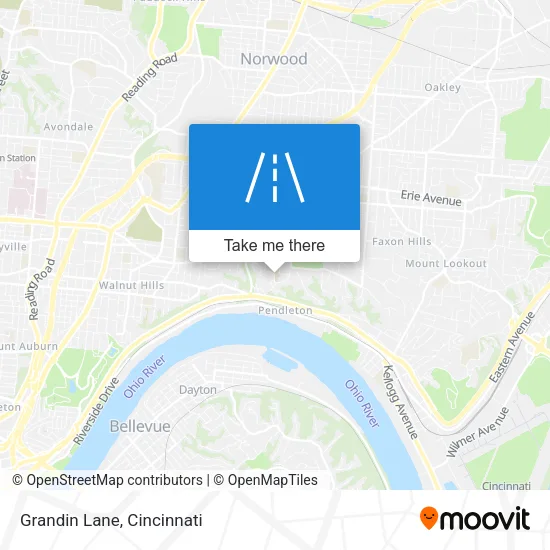 Mapa de Grandin Lane