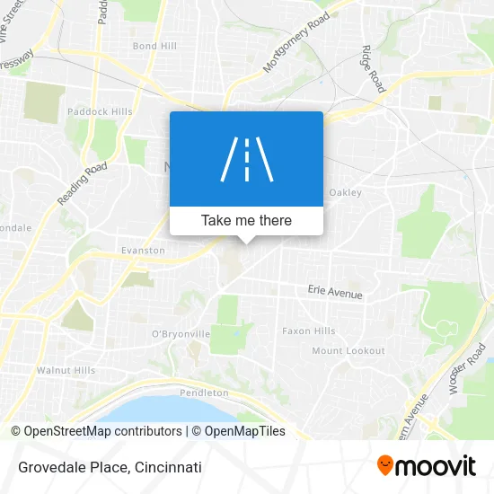 Grovedale Place map