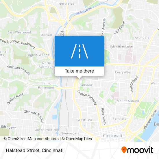 Mapa de Halstead Street