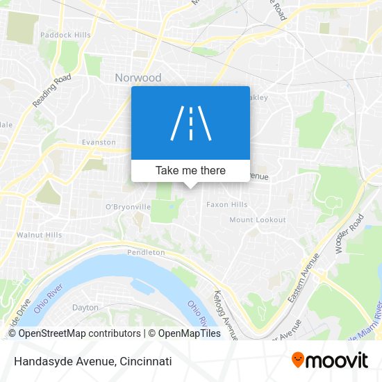 Mapa de Handasyde Avenue