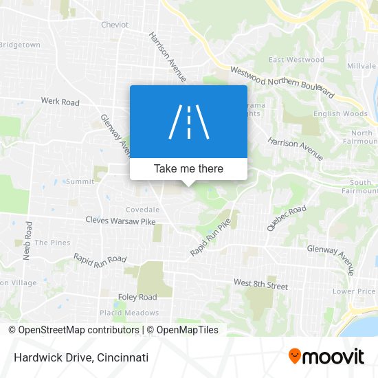 Mapa de Hardwick Drive