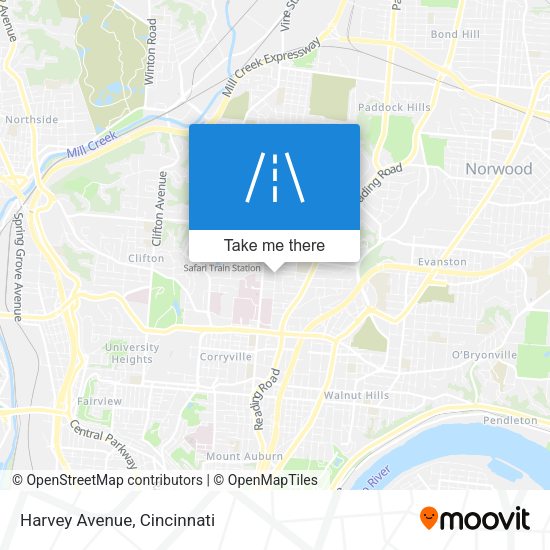 Mapa de Harvey Avenue
