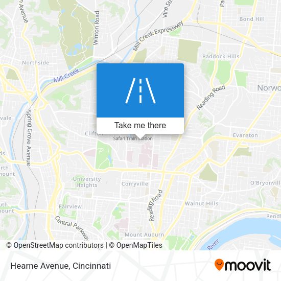Mapa de Hearne Avenue