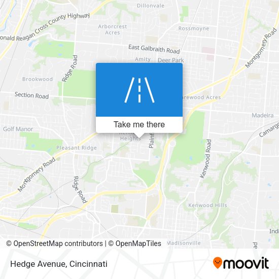 Mapa de Hedge Avenue