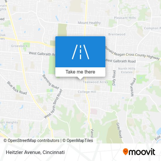 Heitzler Avenue map