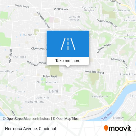 Mapa de Hermosa Avenue