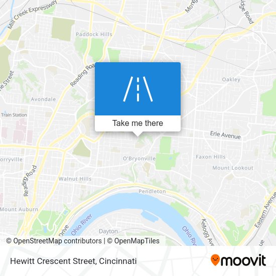 Hewitt Crescent Street map
