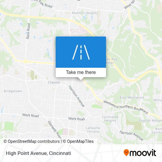 High Point Avenue map