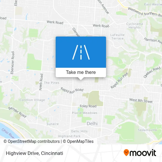 Highview Drive map