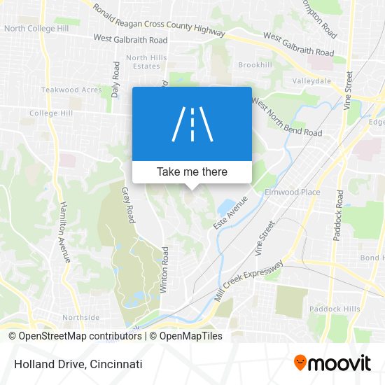 Mapa de Holland Drive
