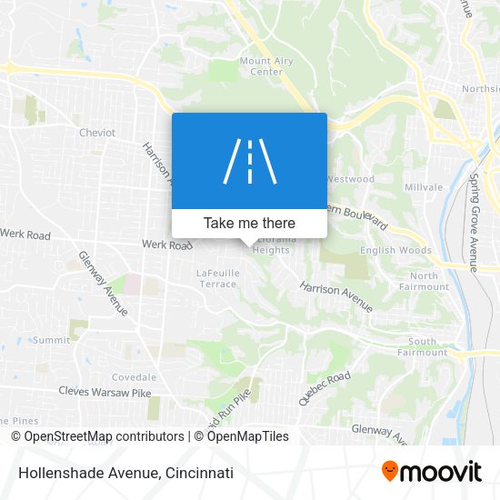 Hollenshade Avenue map