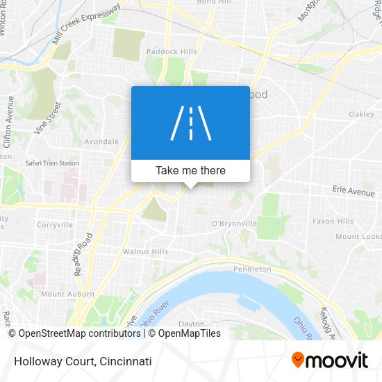Mapa de Holloway Court