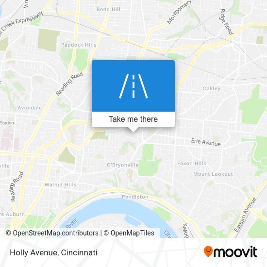 Mapa de Holly Avenue