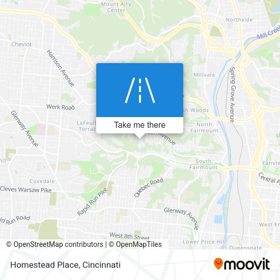 Mapa de Homestead Place