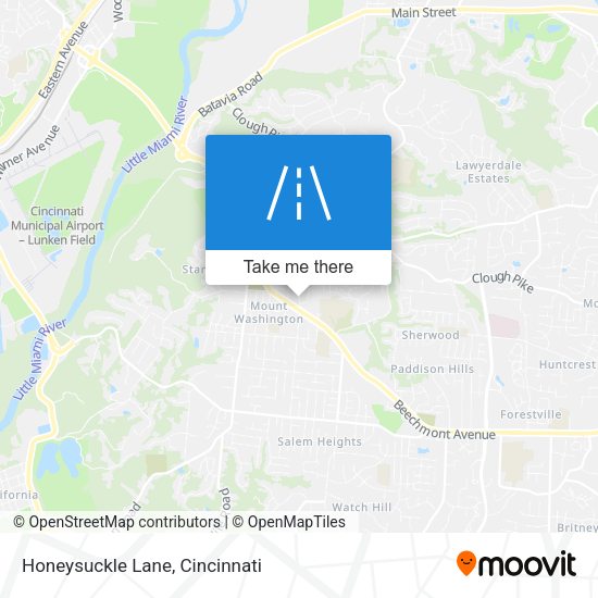 Mapa de Honeysuckle Lane