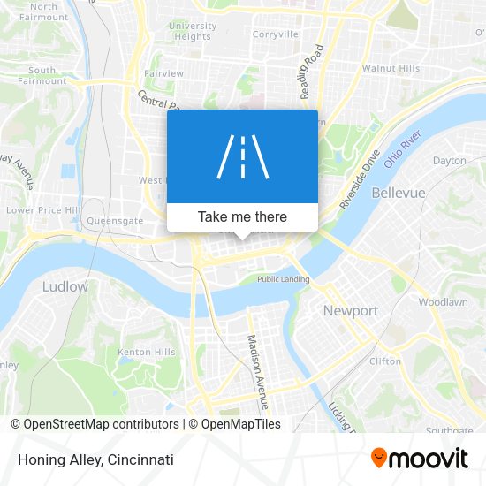 Mapa de Honing Alley