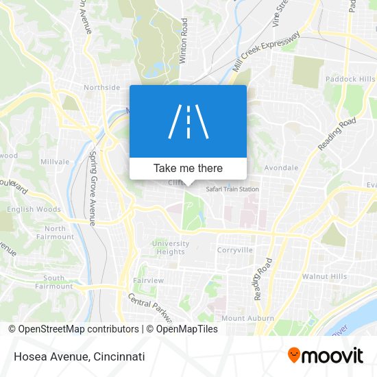 Mapa de Hosea Avenue
