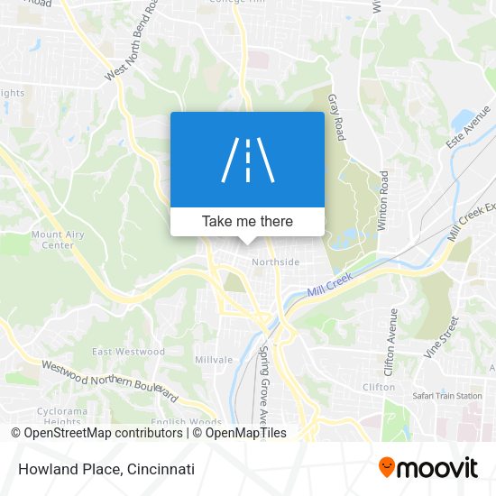 Mapa de Howland Place