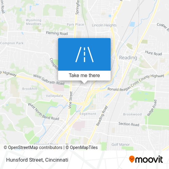 Hunsford Street map