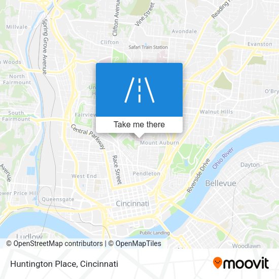 Huntington Place map