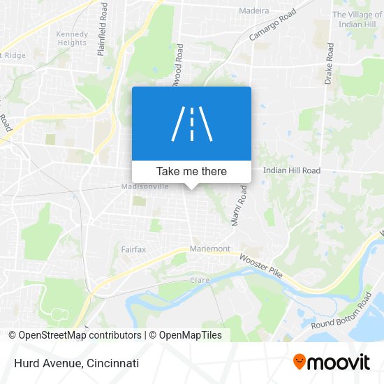Mapa de Hurd Avenue