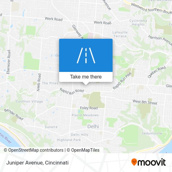 Mapa de Juniper Avenue