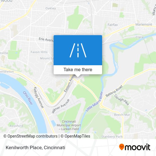 Kenilworth Place map