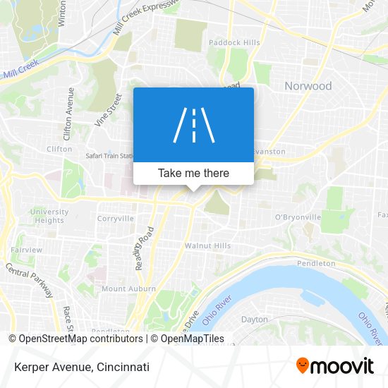 Mapa de Kerper Avenue