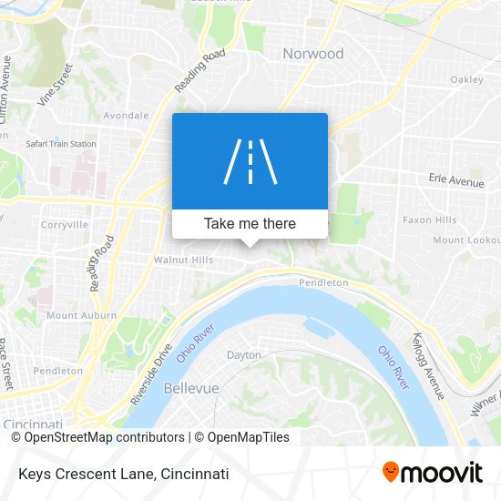 Mapa de Keys Crescent Lane