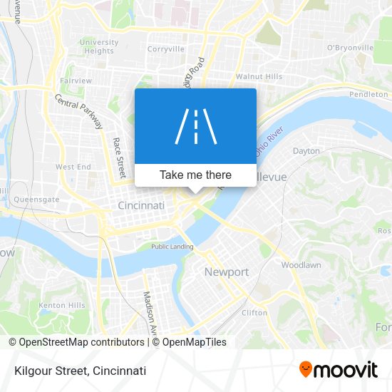 Mapa de Kilgour Street