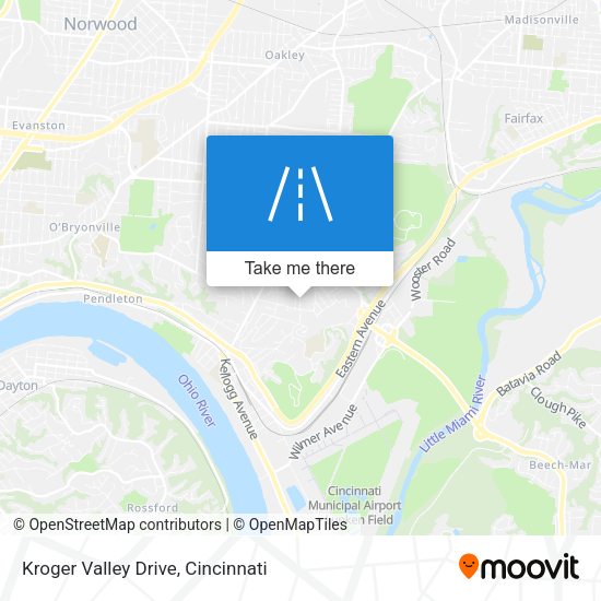 Kroger Valley Drive map