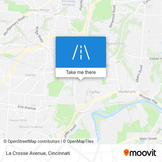 Mapa de La Crosse Avenue