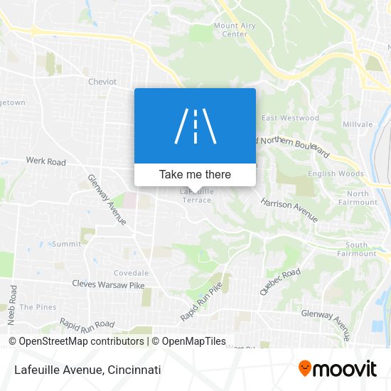Mapa de Lafeuille Avenue