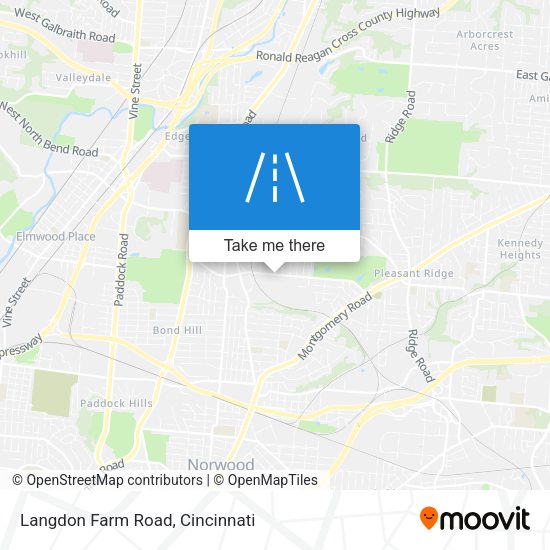 Mapa de Langdon Farm Road