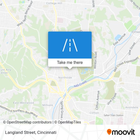 Mapa de Langland Street
