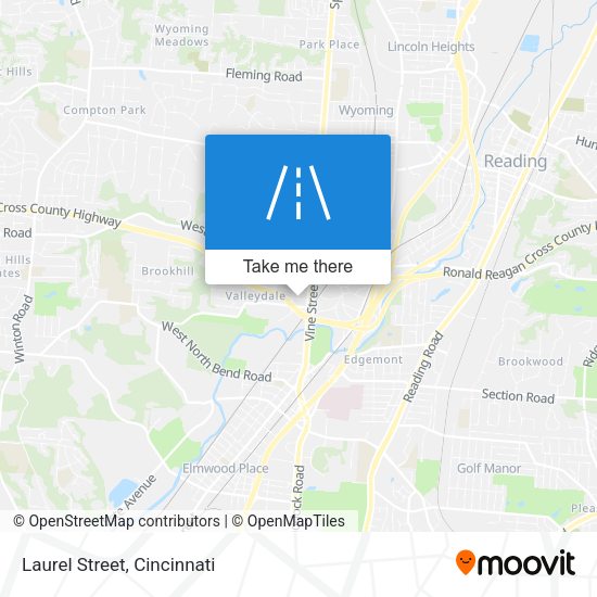 Mapa de Laurel Street