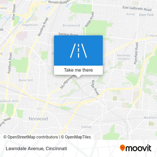 Mapa de Lawndale Avenue