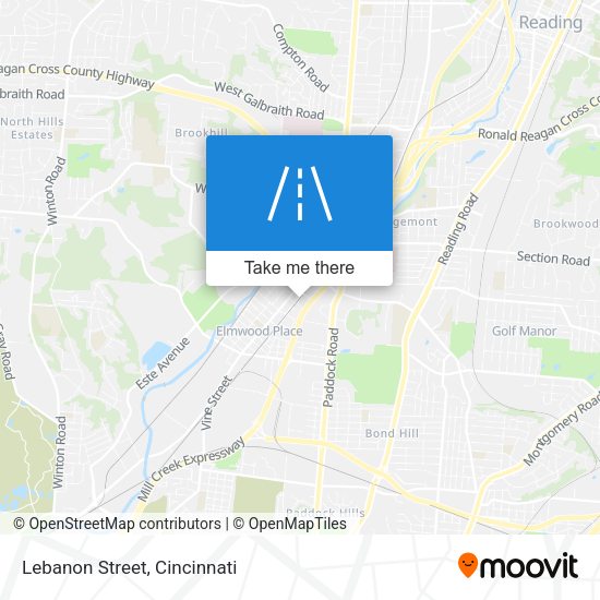 Mapa de Lebanon Street