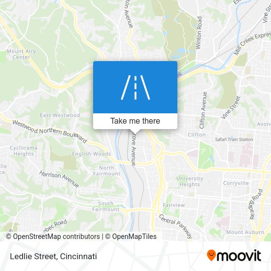 Mapa de Ledlie Street