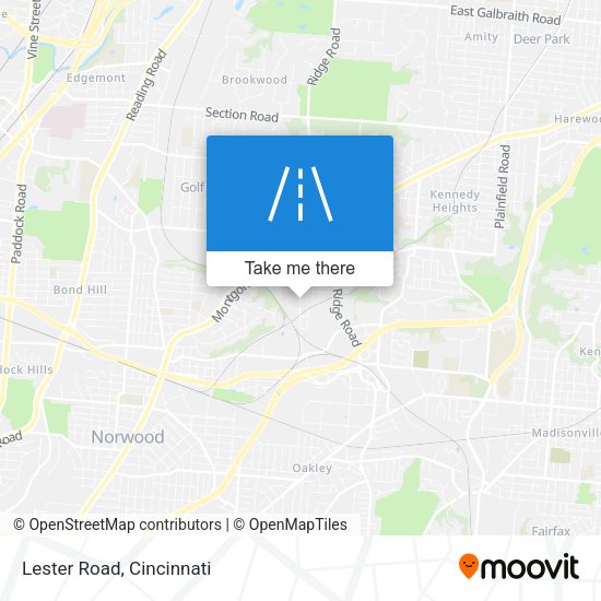 Mapa de Lester Road
