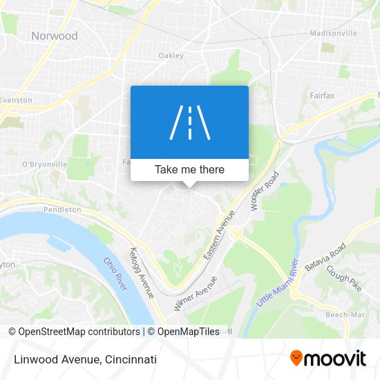 Mapa de Linwood Avenue