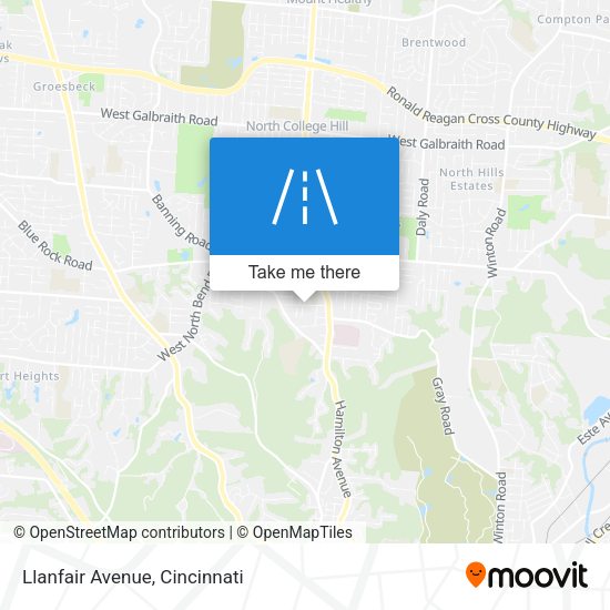 Mapa de Llanfair Avenue