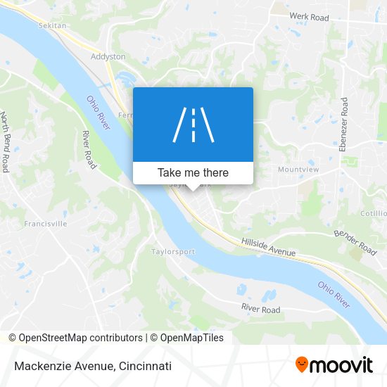 Mapa de Mackenzie Avenue