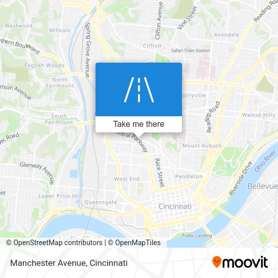Mapa de Manchester Avenue