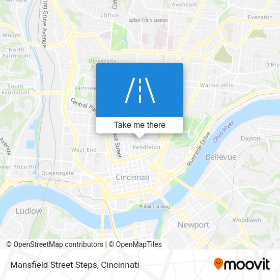 Mapa de Mansfield Street Steps