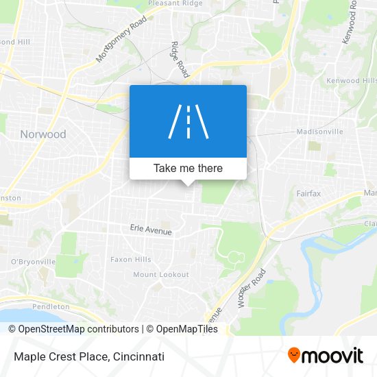 Mapa de Maple Crest Place
